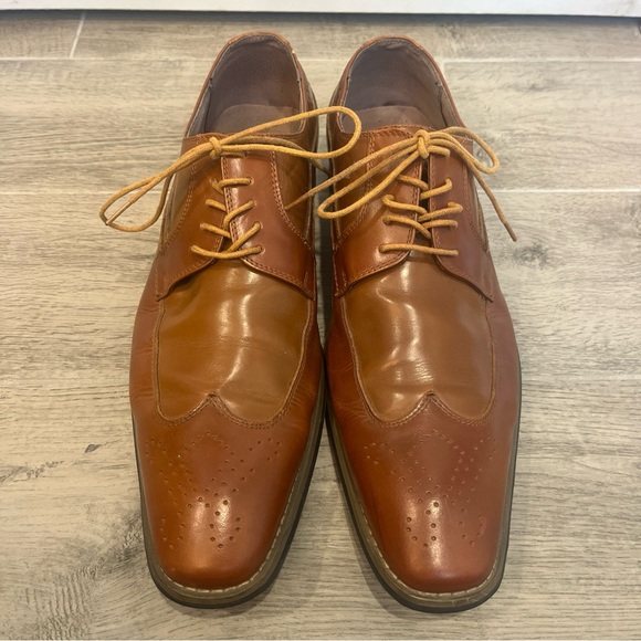 Paulo Salari Other - Paulo Solari Brown Wingtip Mens Dress Shoes Size: 11 D